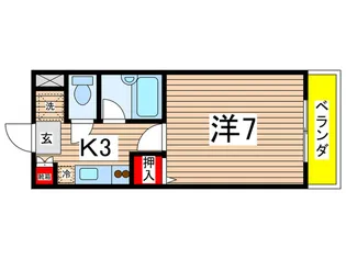 シュア-ヴ西本II【3階】の間取り