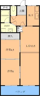 ヴィラローザ【3階】の間取り