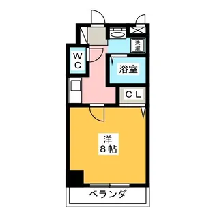 ラフィネ四ツ谷【2階】の間取り