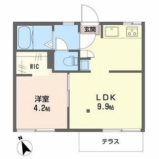 アネックス東【1階】の間取り