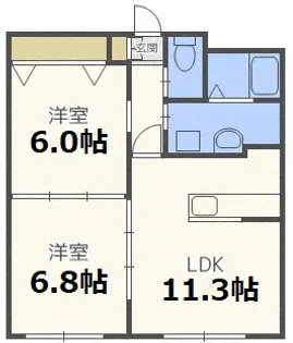 White Mothers【3階】の間取り