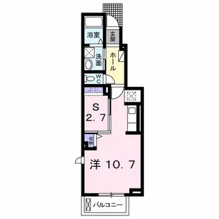 シエロ.ガーデン.ツダ B【1階】の間取り