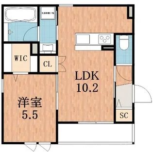 WEST PAGO I【1階】の間取り