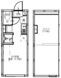 仮)春日町6丁目(4)【1階】の間取り