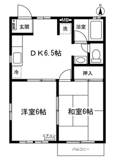 フィールデンコートA【2階】の間取り