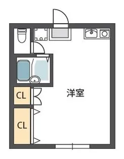フェスタ香ヶ丘【1階】の間取り