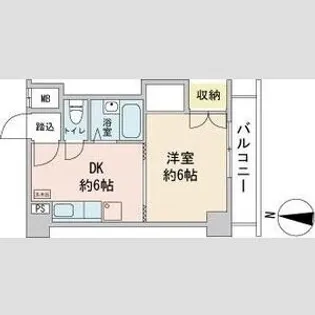吉田ビル【6階】の間取り