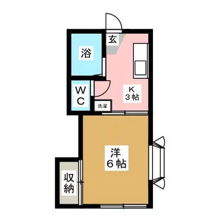 ベイサイドハイツ【1階】の間取り