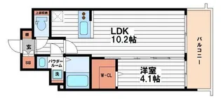 セレニテ堺筋本町プリエ【10階】の間取り