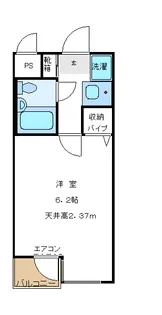 フェルテロワール祐天寺【5階】の間取り