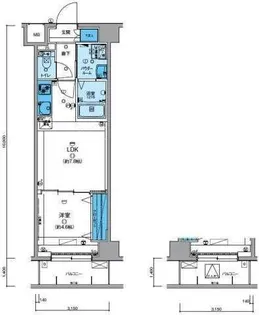 リヴシティ向島弐番館【6階】の間取り