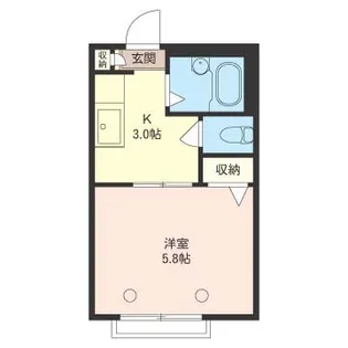 メゾン・アヴェニール【1階】の間取り