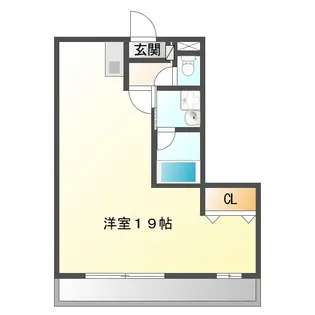 プラッサ参番館【2階】の間取り