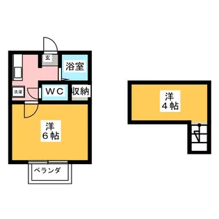 ジュネス上新田【1階】の間取り