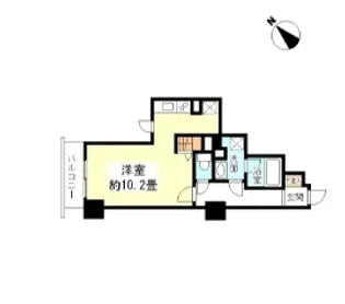 TKフラッツ渋谷【2階】の間取り