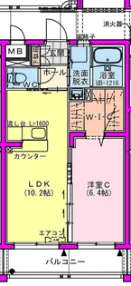 コンフォール霧島【2階】の間取り