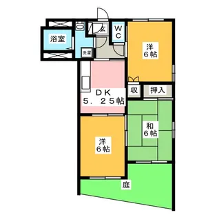 メゾンエトワール【1階】の間取り