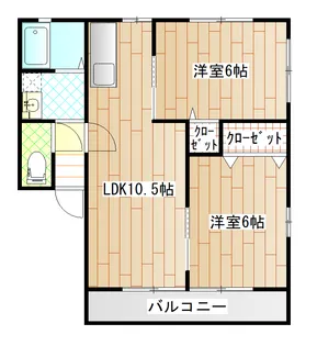 サンシャイン深川【2階】の間取り