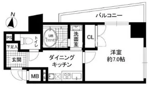 プリオール・オオフチ【3階】の間取り