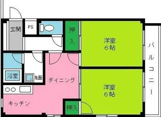 塚田ビル【2階】の間取り