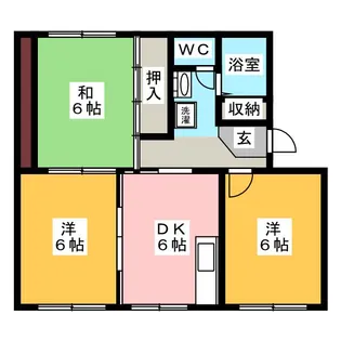 コーポ田中【1階】の間取り