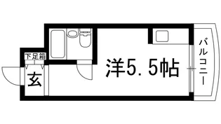 モンセリーチェ甲東園【3階】の間取り