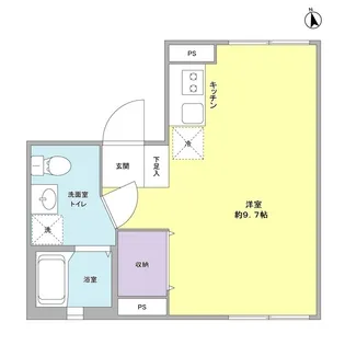 アトゥール武蔵野【2階】の間取り