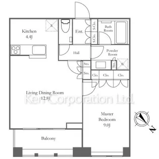 Dマークス西新宿タワー【21階】の間取り