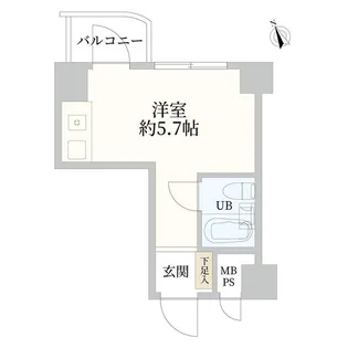 新宿ダイカンプラザシティーI【8階】の間取り