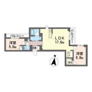 スリジェ リアン【2階】の間取り