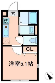 グランノーブル鶴見【1階】の間取り
