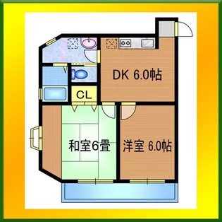 ランパーツ芝久保【2階】の間取り