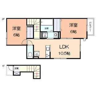 シトラス【2階】の間取り