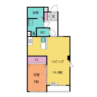 SIA (シア)【5階】の間取り