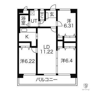 アマ・デトワール【3階】の間取り
