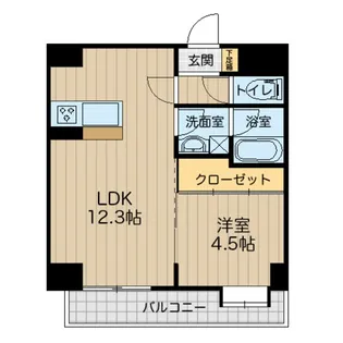 OVEST平成【4階】の間取り