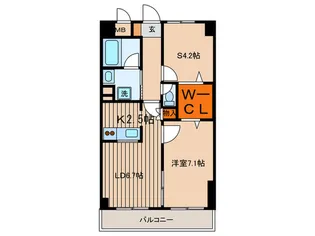 コンフォリア赤羽岩淵【7階】の間取り