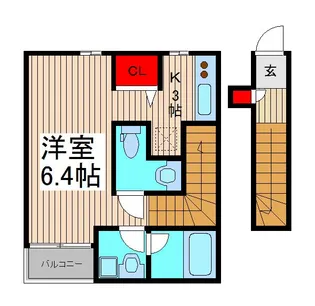 リブリ・ストラダーレ【2階】の間取り