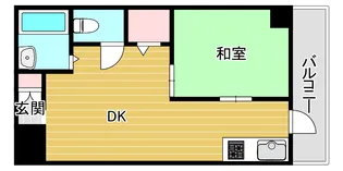 カーサベラ桜川【4階】の間取り