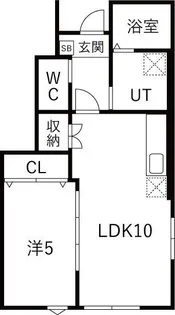 EQUUS C棟【1階】の間取り