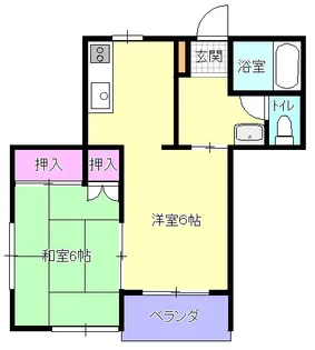 エスポワール【2階】の間取り