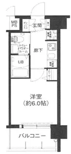 エグゼ弁天町【4階】の間取り