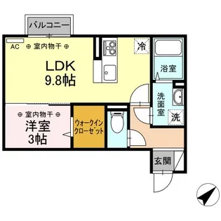 T.ハイツ豊田町【2階】の間取り