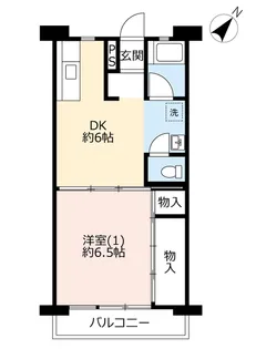 UR真砂第一【5階】の間取り