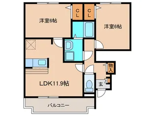 さくらIII【1階】の間取り