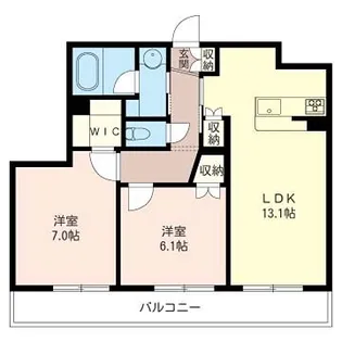 アムールサージュ【3階】の間取り