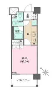 プリムヴェーレ【6階】の間取り