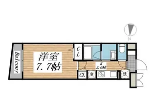 クリオ ラモード学芸大学II【4階】の間取り