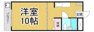メゾンプチエイト【2階】の間取り
