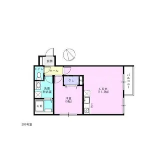 アルプス【2階】の間取り
